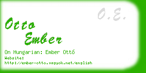 otto ember business card