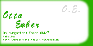 otto ember business card